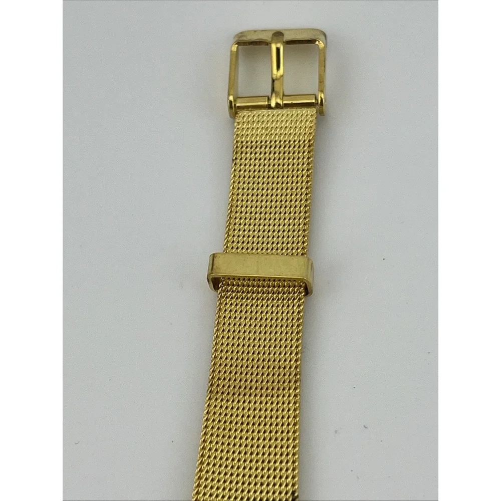 Soki‎ Watch Women 30mm Gold Case Mesh Metal Band- New Battery
